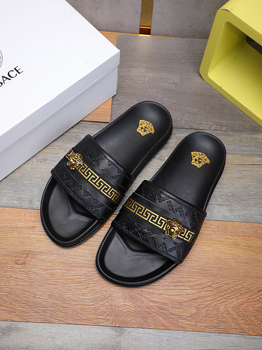 New models of Versace classic explosive fashion casual slippers 38-46 yards-3458e7e3